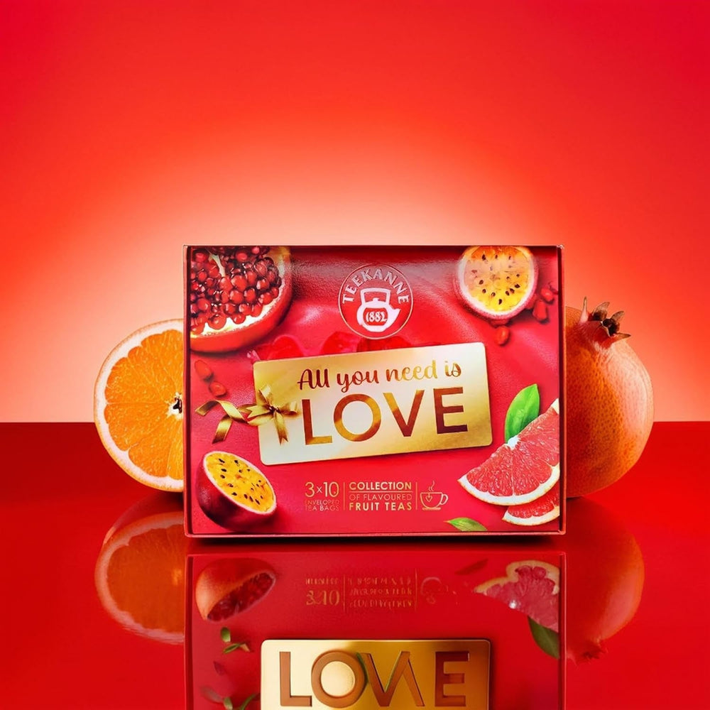 TEEKANNE Love Collection Box Amestec exclusiv de ceai de fructe - 3 X 10 pliculețe - 65 G