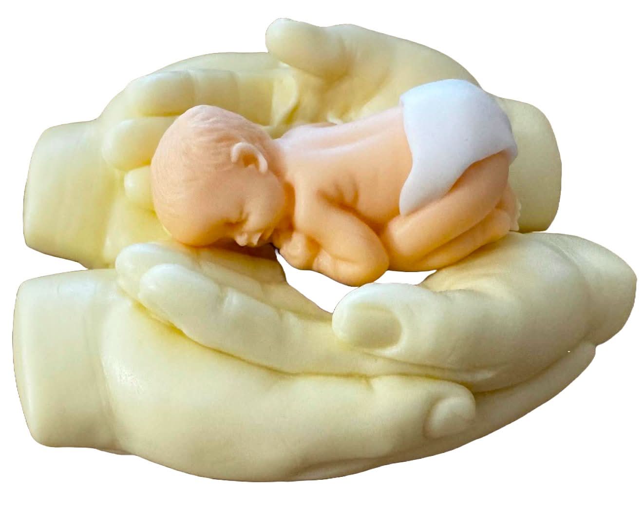 Decoratiune comestibila din zahar, Botez Decoratiuni din Pasta de Zahar Nati Shop