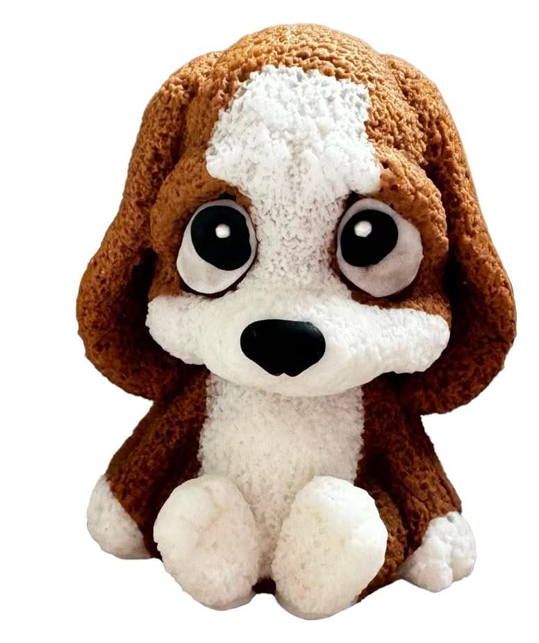 Decoratiune comestibila din zahar, Catel Decoratiuni din Pasta de Zahar Nati Shop