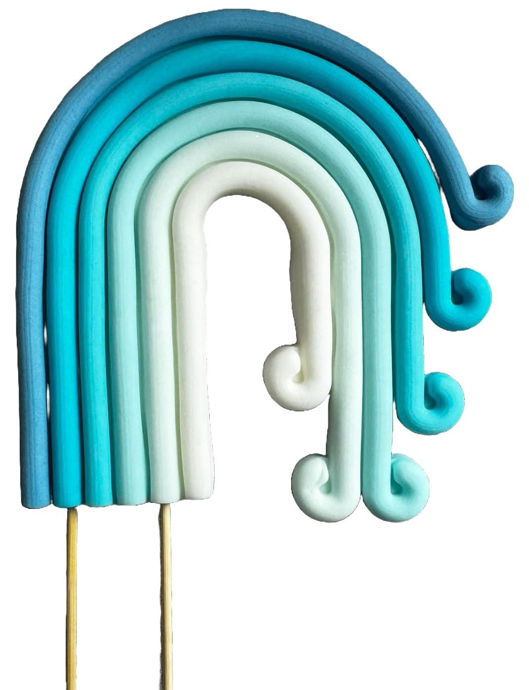 Decoratiune comestibila din zahar, Curcubeu Decoratiuni din Pasta de Zahar Nati Shop