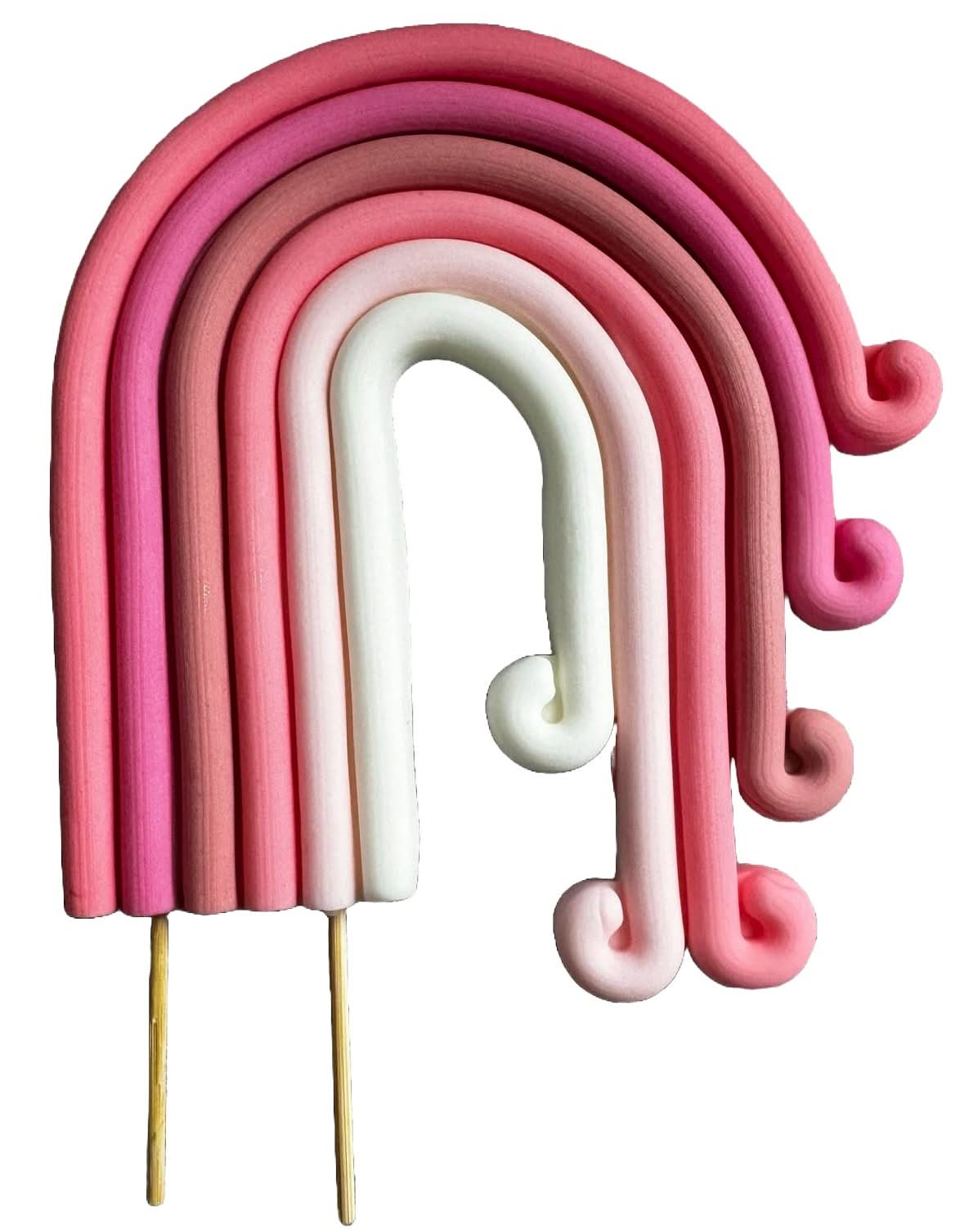 Decoratiune comestibila din zahar, Curcubeu Decoratiuni din Pasta de Zahar Nati Shop