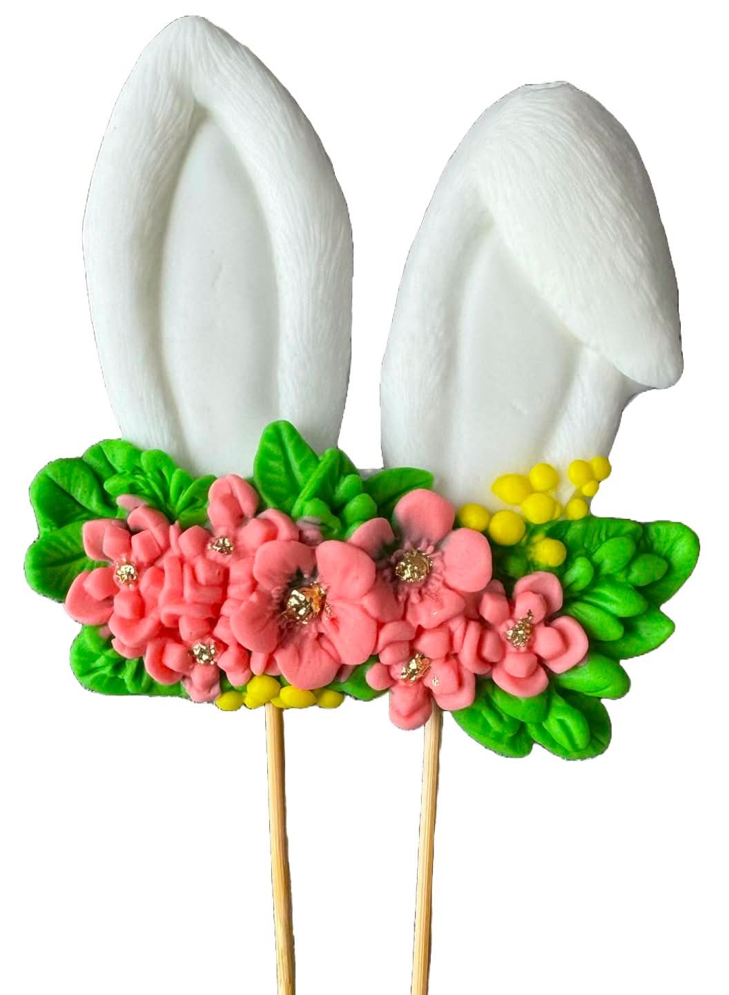 Decoratiune comestibila din zahar, Iepuras Decoratiuni din Pasta de Zahar Nati Shop