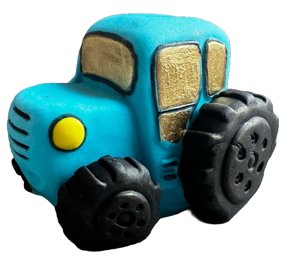 Decoratiune comestibila din zahar, Tractor Decoratiuni din Pasta de Zahar Nati Shop