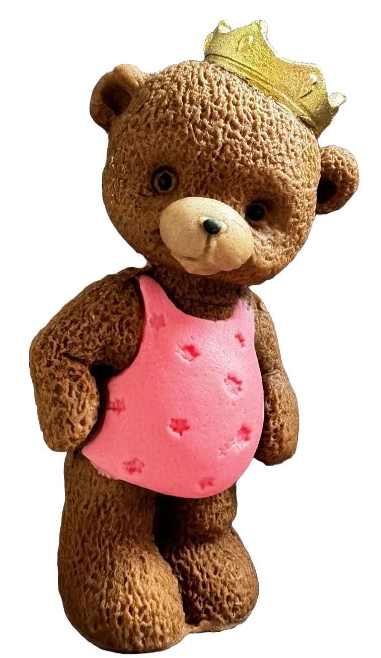 Decoratiune comestibila din zahar, Ursulet Decoratiuni din Pasta de Zahar Nati Shop