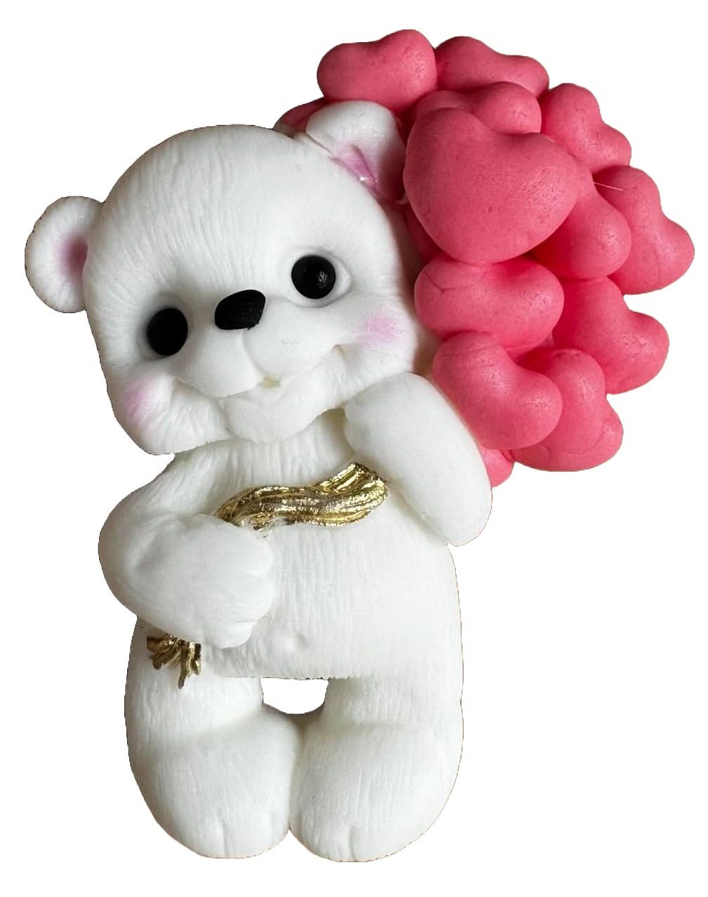 Decoratiune comestibila din zahar, Ursulet Decoratiuni din Pasta de Zahar Nati Shop