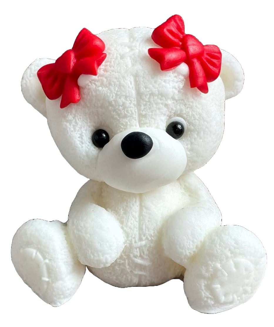 Decoratiune comestibila din zahar, ursulet Decoratiuni din Pasta de Zahar Nati Shop