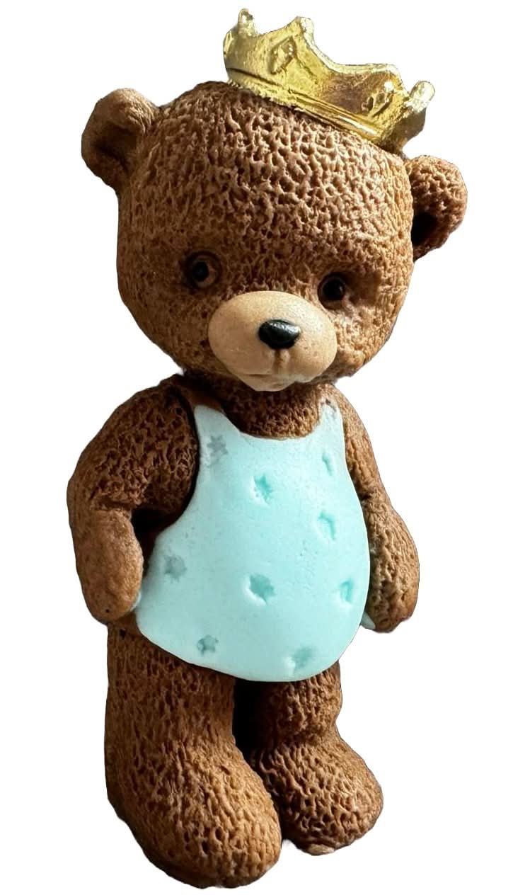 Decoratiune comestibila din zahar, Ursulet Decoratiuni din Pasta de Zahar Nati Shop