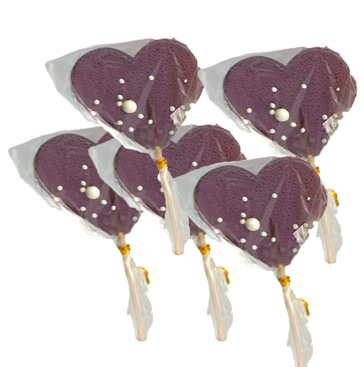 Decoratiune comestibila din zahar, isomalt, mov, 1 bucata Nati Shop