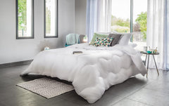 Blanrève - Plapuma Aerelle Blue - Foarte moale - pufoasă și confortabilă - Pat single - Eco Responsabil - Fibra de confort se simte bine, 140 X 200 Cm Plapumi si pilote Naty Shop
