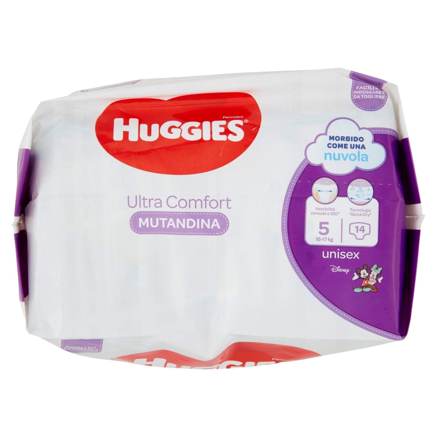 Huggies PANNOLINI Mutandina Pannolini Usa E Getta, Ragazzi/Ragazze, 12kg, 17kg, Multicolor, 14 Pezzi (S)