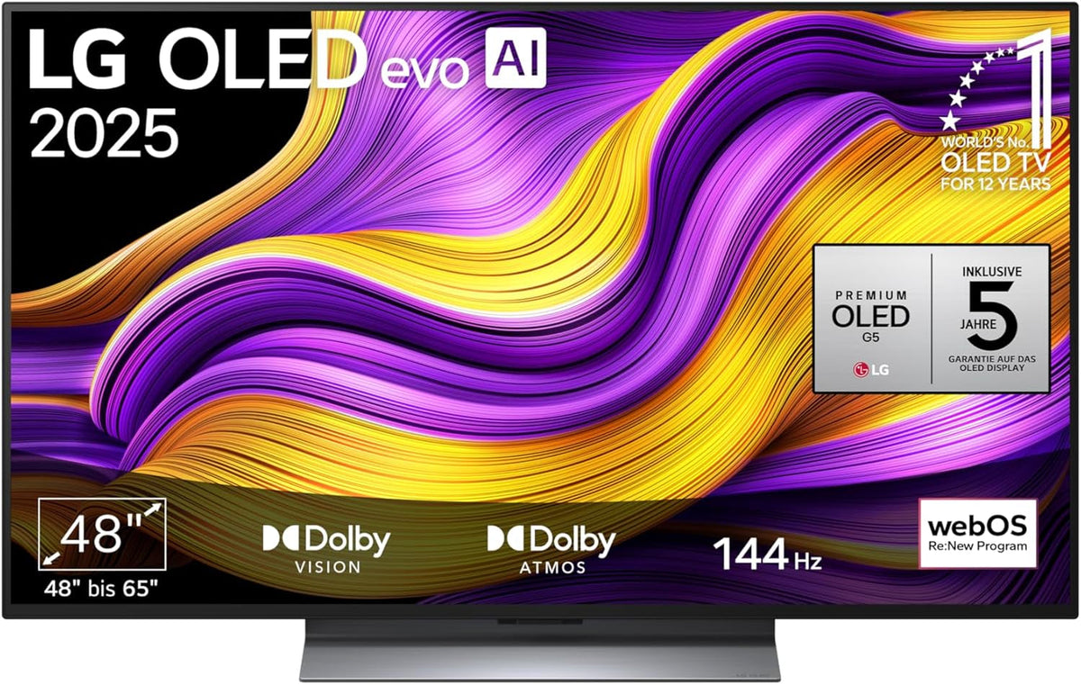 Televizor LG OLED48G56LS, 48" (121 cm), OLED evo (procesor α11 4K AI, webOS 25, Dolby Vision, până la 120 Hz) [Anul modelului 2025]