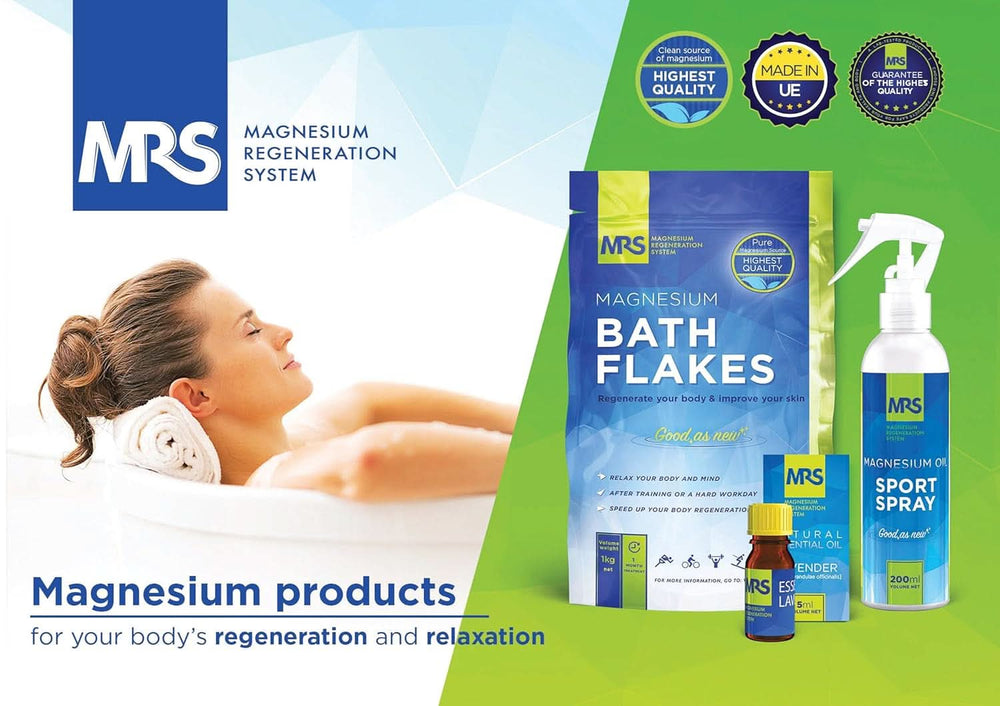 MRS Fiocchi di cloruro di magnesio naturale al 100% - sali da bagno ideali per pediluvi, bagni completi e contro la carenza di magnesio - 4 Kg Doccia e Bagno Naty Shop