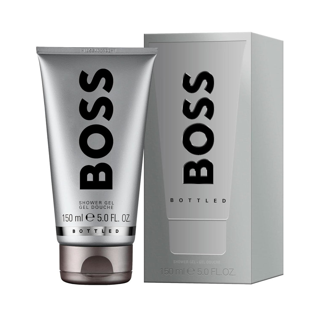BOSS , gel de duș, parfum oriental lemnos pentru bărbați cu note de scorțișoară și mosc, 150 ml Duș și baie Naty Shop