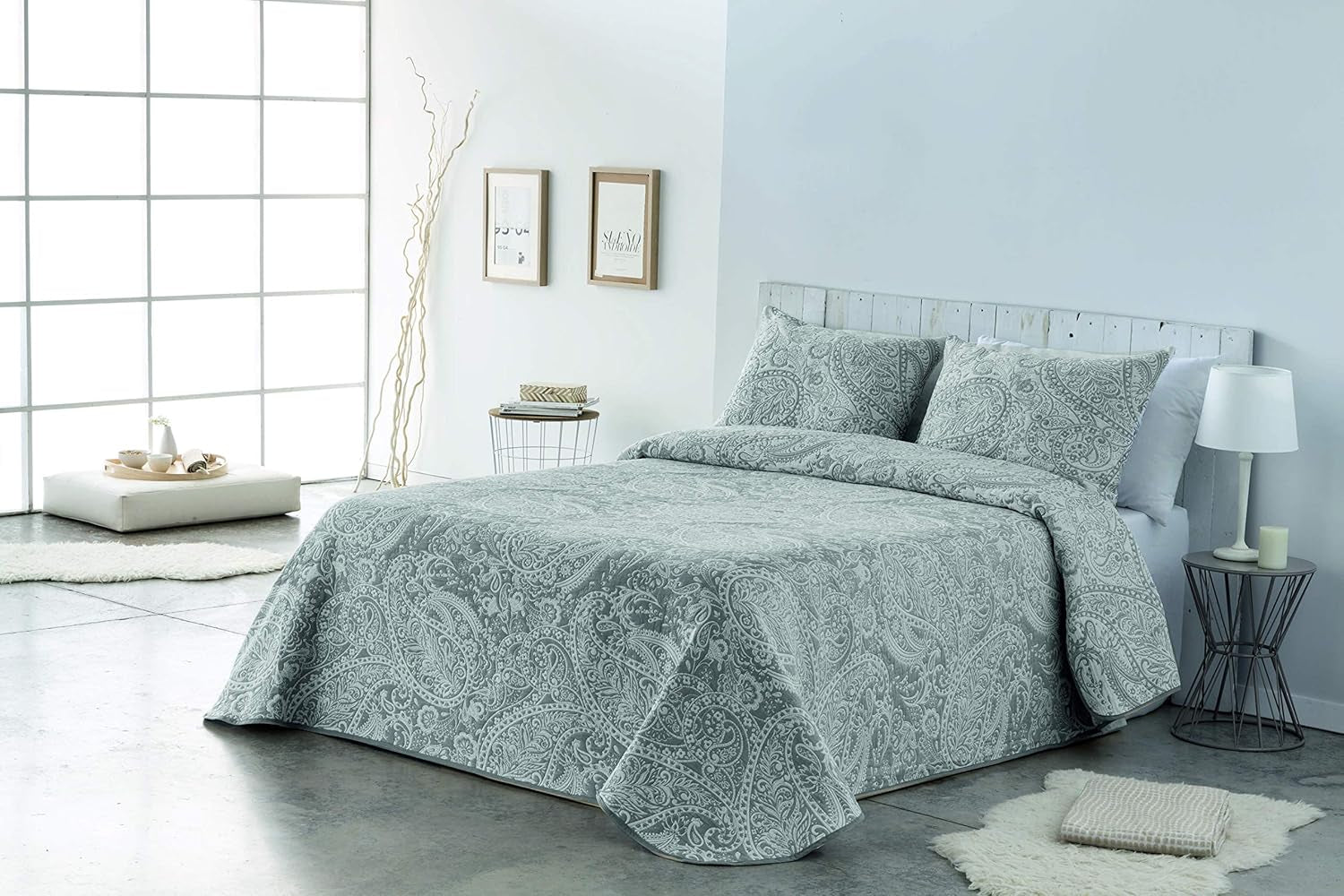 VIALMAN Coperta leggera Sofia 29, Cotone Poliestere, Marrone, Cama 135: 230 X 270 Cm Letti e coperte Besuche den VIALMAN-Store Grigio 135X190 Cm