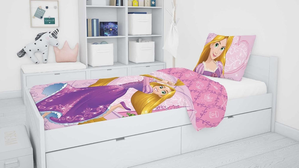 Biancheria da letto per bambini con cerniera, con personaggi Disney, in cotone Biancheria da letto - bambini Naty Shop