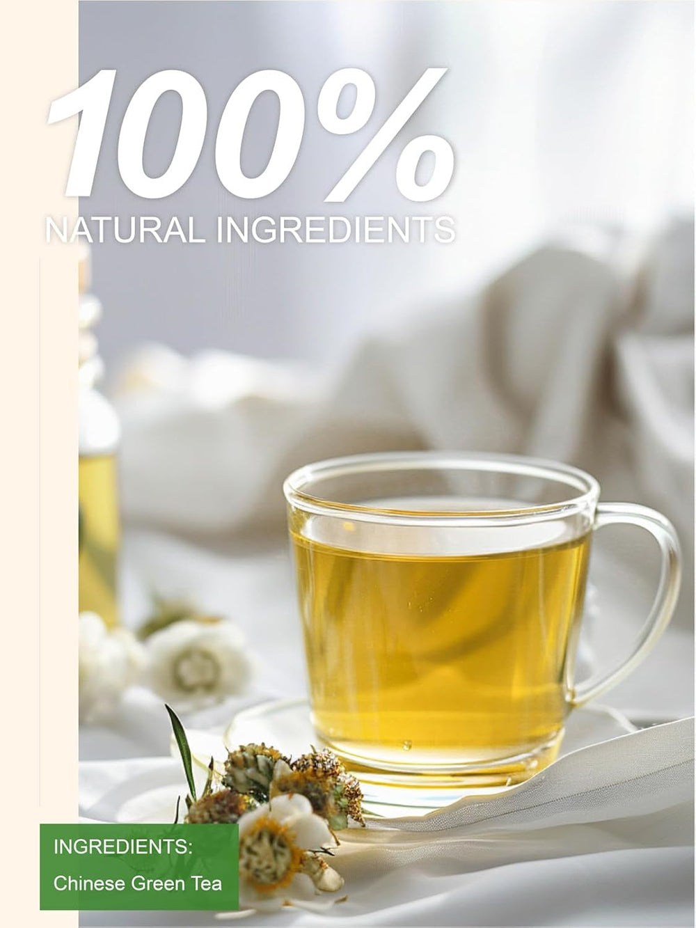 Ceai verde premium Teelux vrac 200 g din China, vegan, răcoritor, bogat în antioxidanți, ceai verde natural pur, frunze de ceai vrac