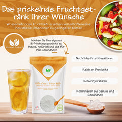 Natural Probio® Wasserkefir, Kefirpilz, Japankristalle, Kefirknollen, Starter Set + Anleitung, Rezept, Tipps, E-Book & Rezeptbibliothek + Kundenservice auf Lebenszeit (10g disidratato/60g reidratato)