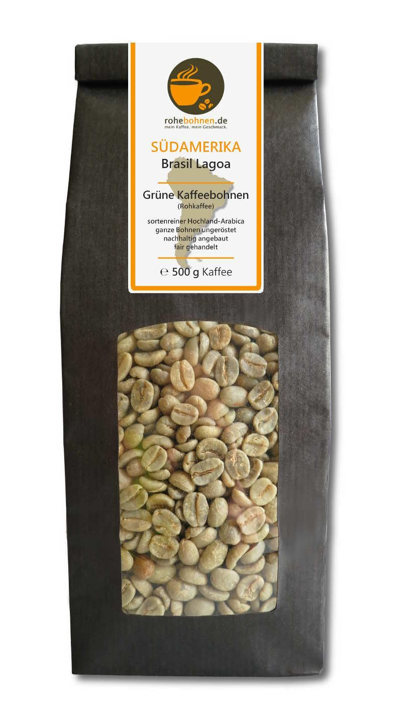 Cafea crudă - Cafea verde Kenya, India, Brazilia (pachet redus boabe de cafea verde 3x500g) - certificat GMP