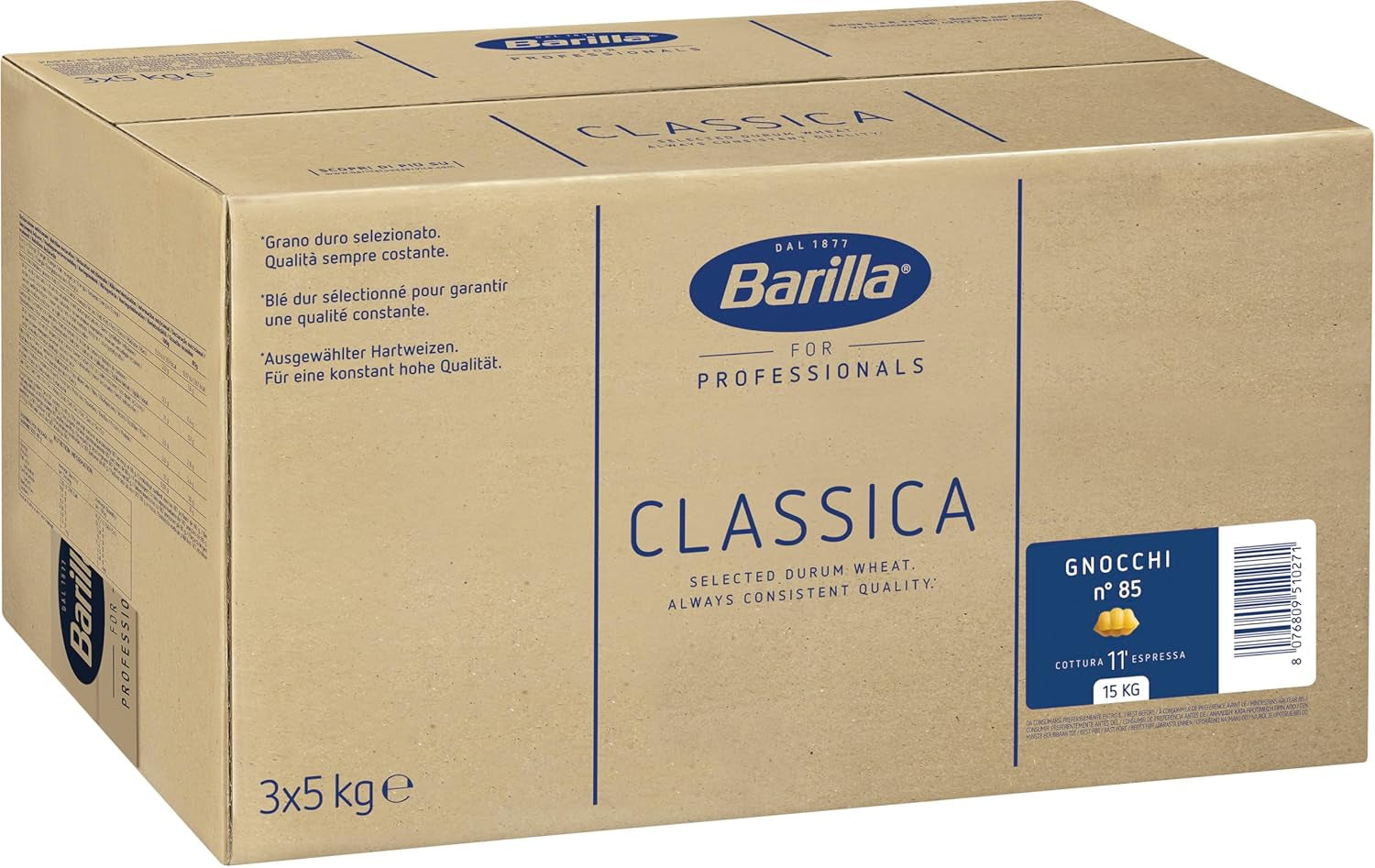 Gnocchi Pasta Barilla n. 85 - 1 pacco (1x5kg)