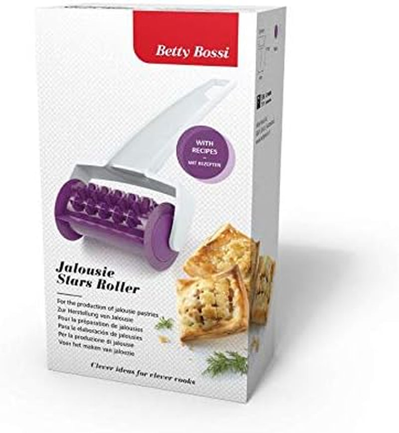 Betty Bossi Jalousie Stars Roller – Teigschneider zur Herstellung individuelle Sternenjalousien mit Wow-Effekt