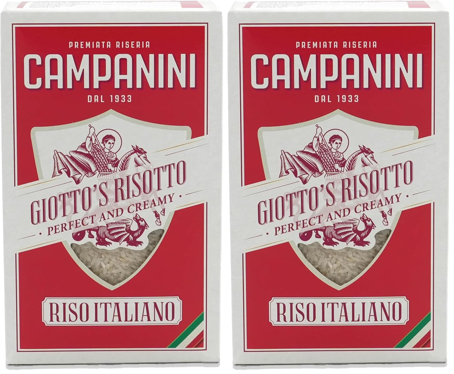 Riso originale per risotti | Riso Campanini per risotti | 1000g| dall'Italia | Risotti e zuppe