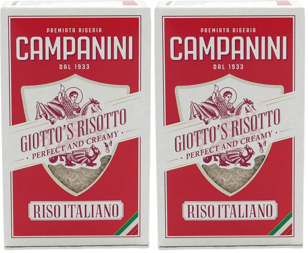 Riso originale per risotti | Riso Campanini per risotti | 1000g| dall'Italia | Risotti e zuppe