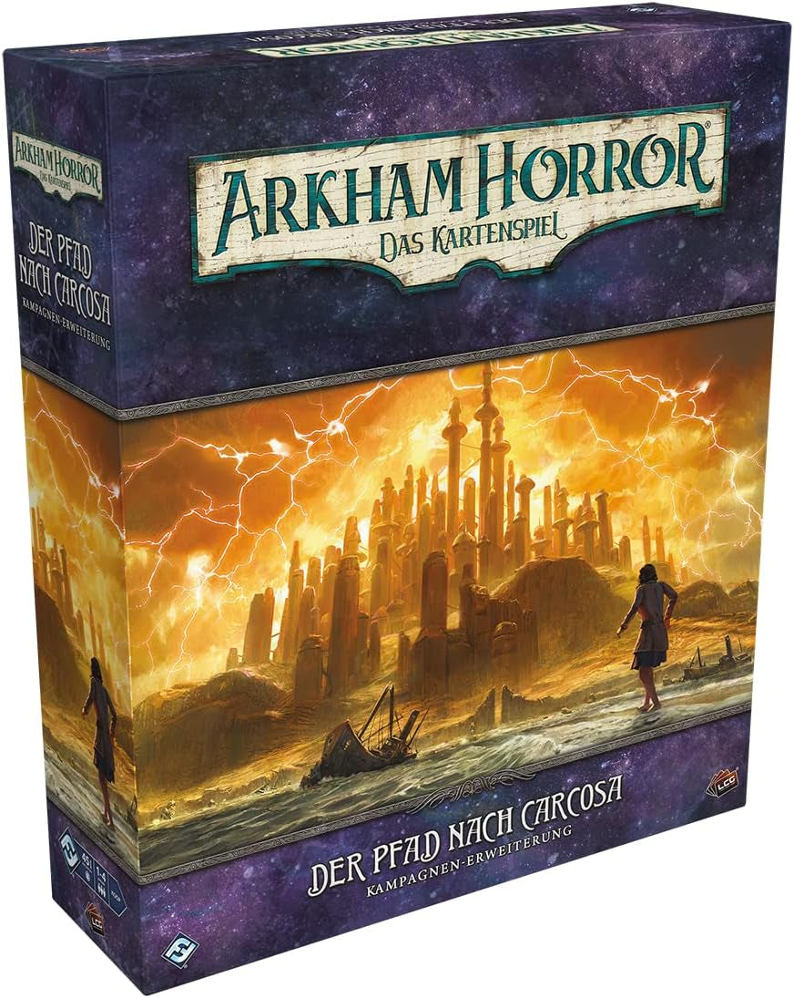 Fantasy Flight Games, Arkham Horror: LCG, Gioco base, Gioco per esperti, Gioco di carte, 1-4 giocatori, Età 14+, 45+ minuti, Tedesco, Multicolor, Colorato