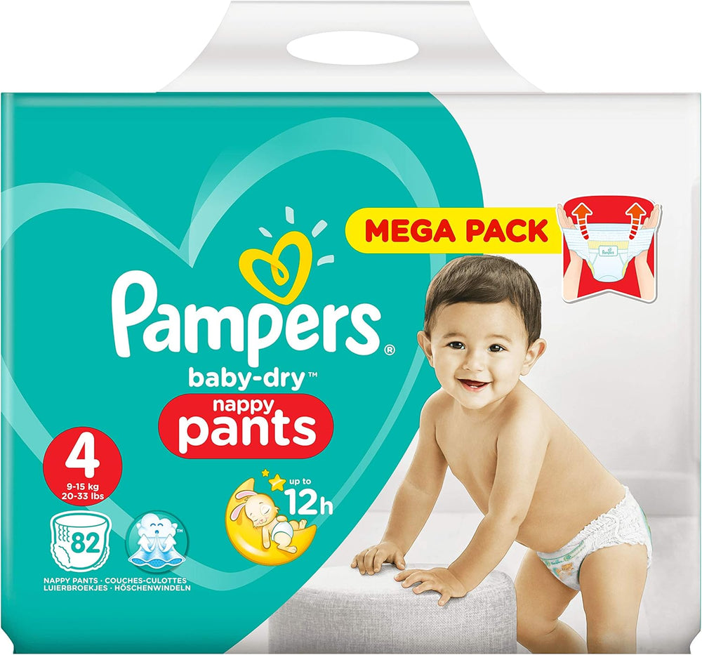 Pannolini Pampers 81657566 Pantaloni Baby-Dry, bianchi