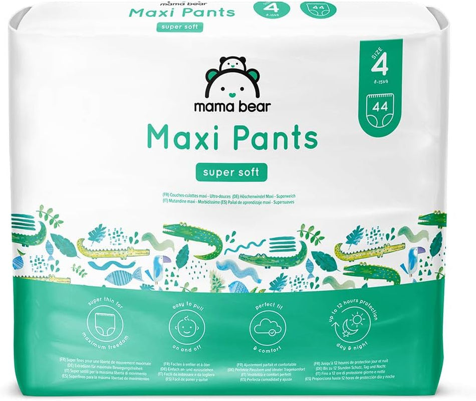Marchio Amazon: Mama Bear Pannolini Pull-Up XXL, taglia 6 (18-30 kg), 72 pezzi (2 confezioni da 36)