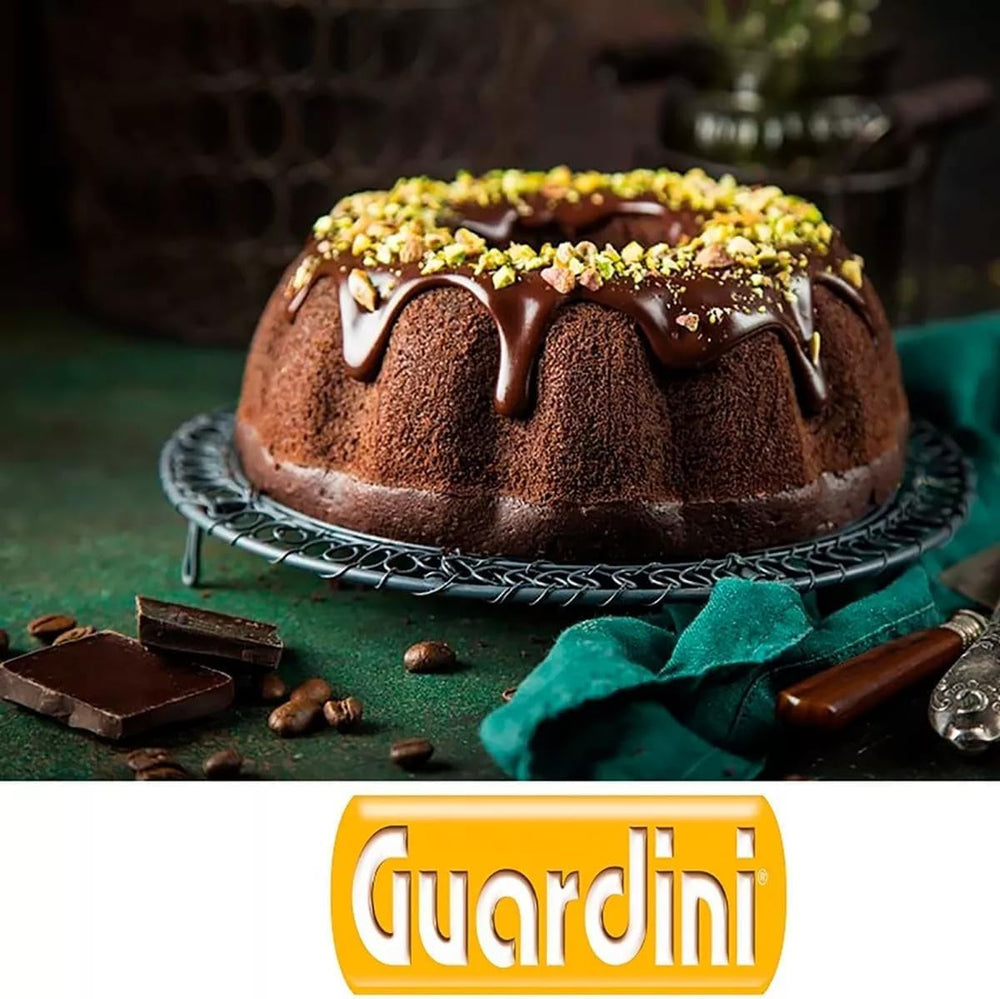 Rossana, Stampo budino con cono 23 cm, rivestimento antiaderente, colore rosso/grigio, Stampi e teglie in acciaio inox Naty Shop