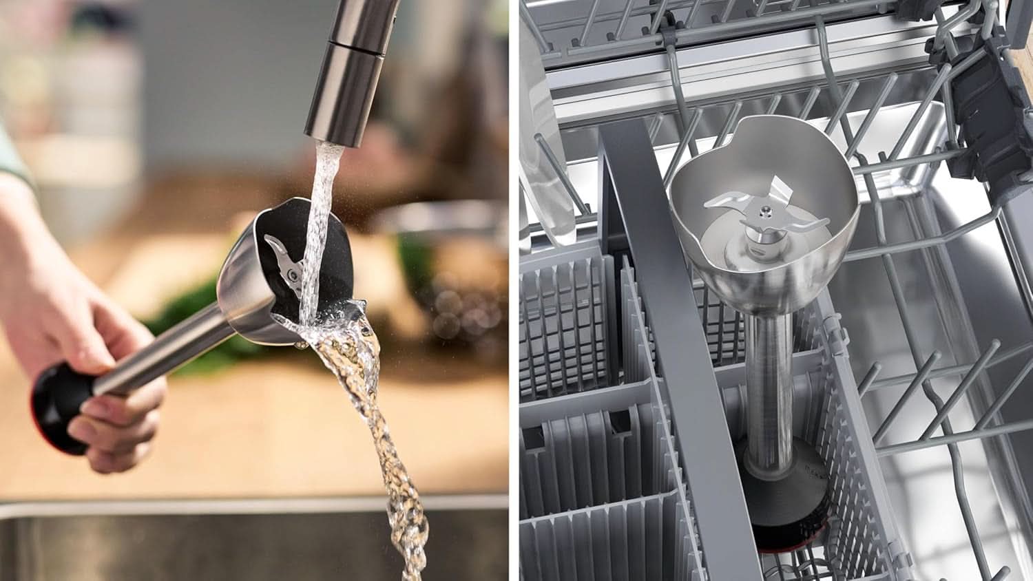 Robot da cucina Bosch Ergomaster Serie 4, 1000 Watt, Edelstahl-Mixstab, Zerkleinerer, Mix-/Messbecher, Schwarz Kitchen Naty Shop