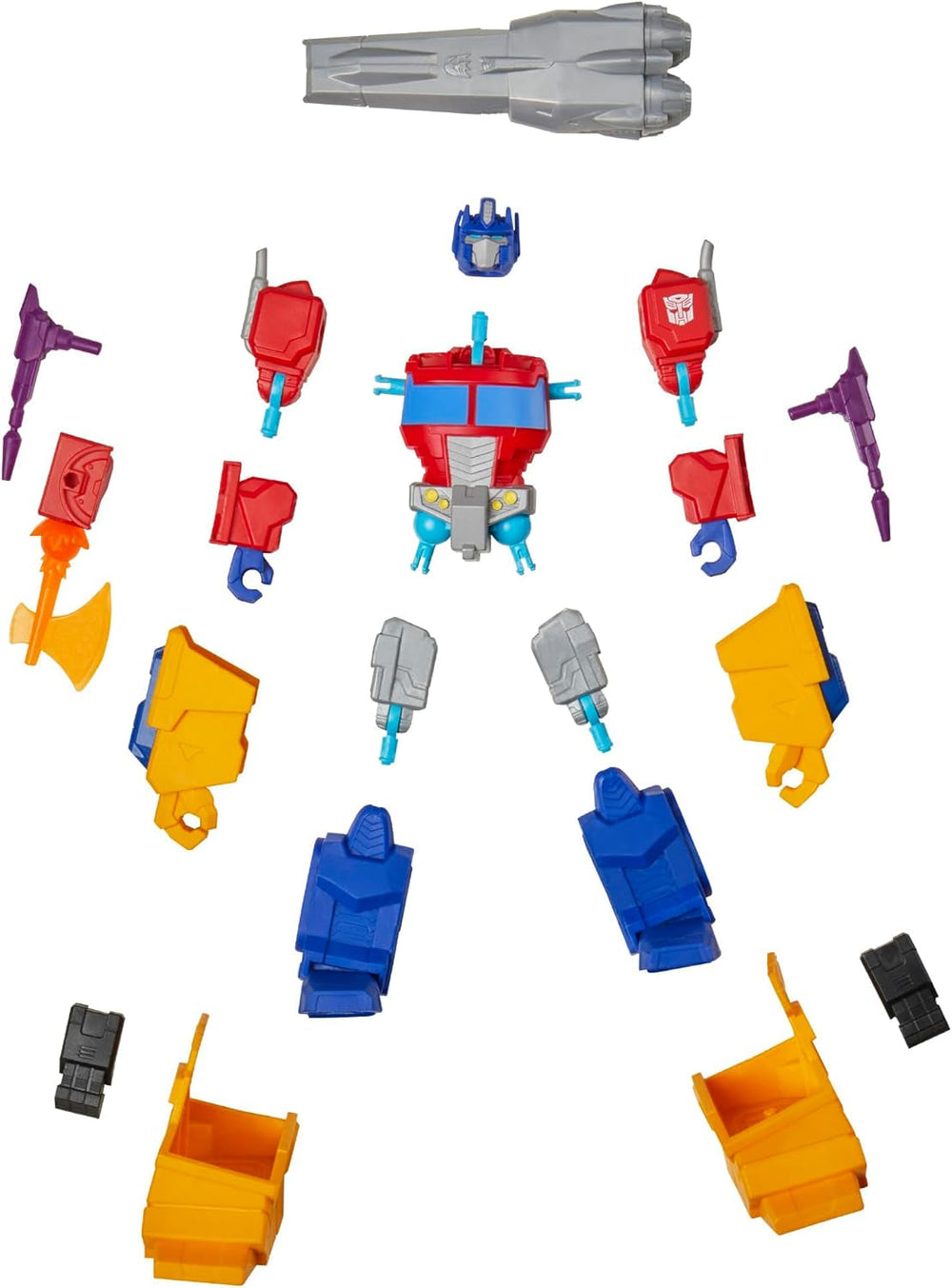Transformers Mixmashers Optimus Prime Action Figure Deluxe personalizzabili e accessori Action figure Naty Shop