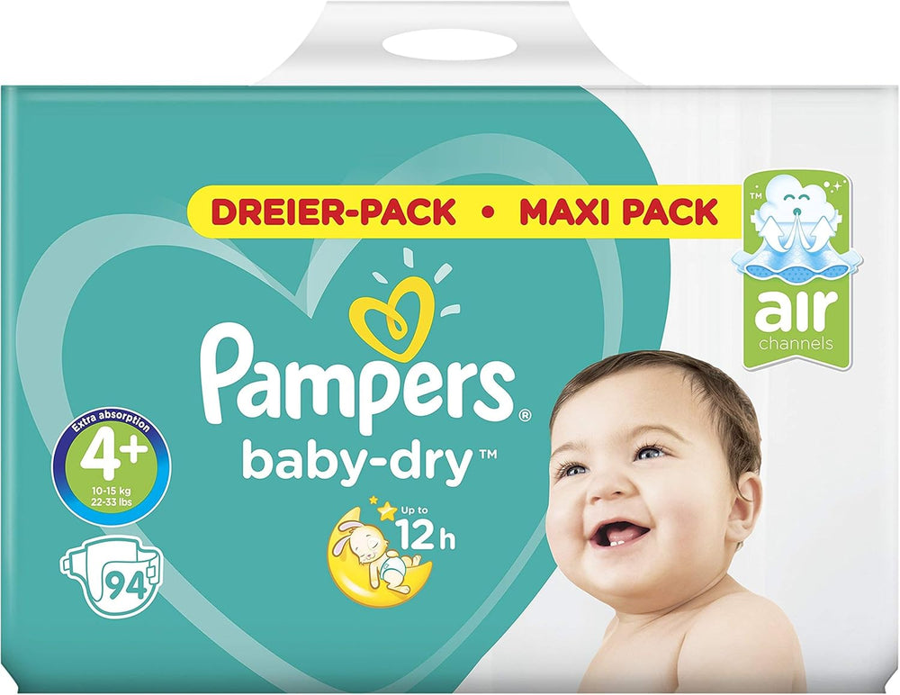 Pampers (vecchia versione), mutandine, taglia 4, 9 kg-15 kg, confezione da tre (1 x 88 pannolini)