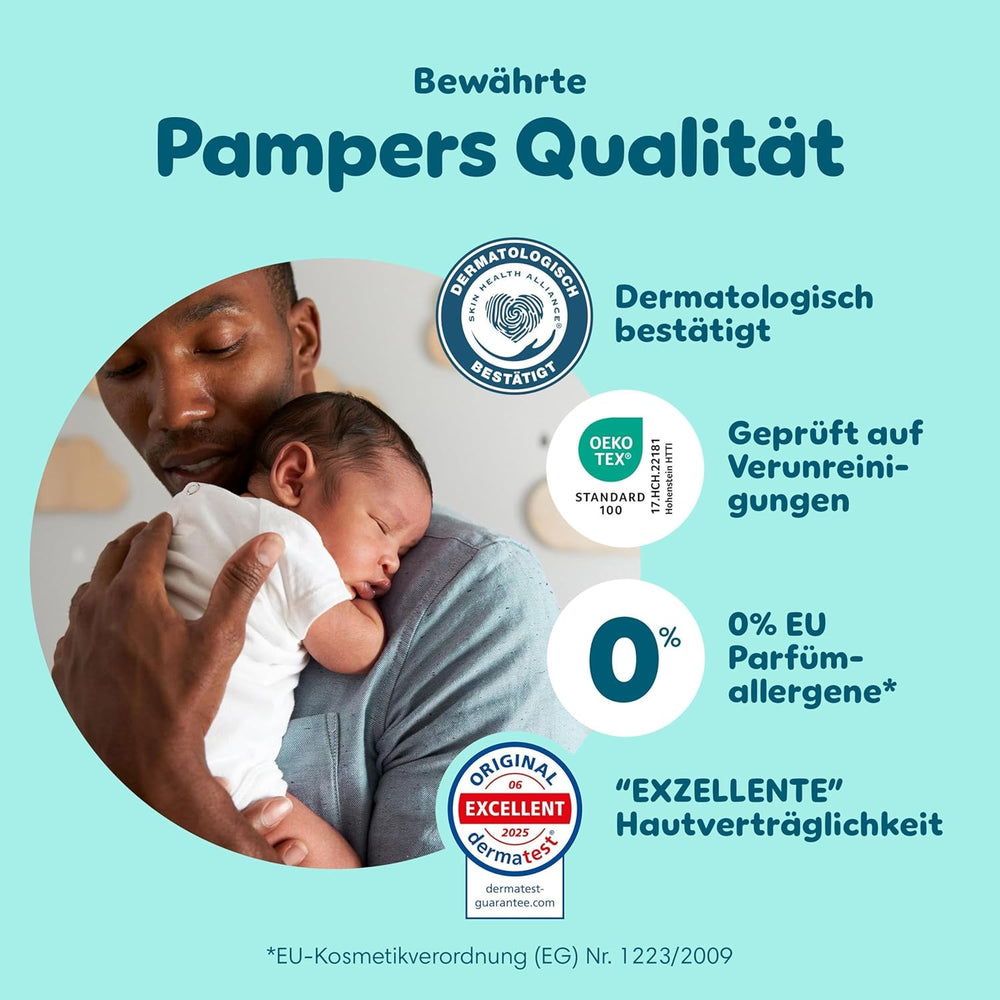 Protezione Premium Pampers taglia 6, 144 pannolini, 13 kg-18 kg, la nostra protezione n. 1 per la pelle e le perdite