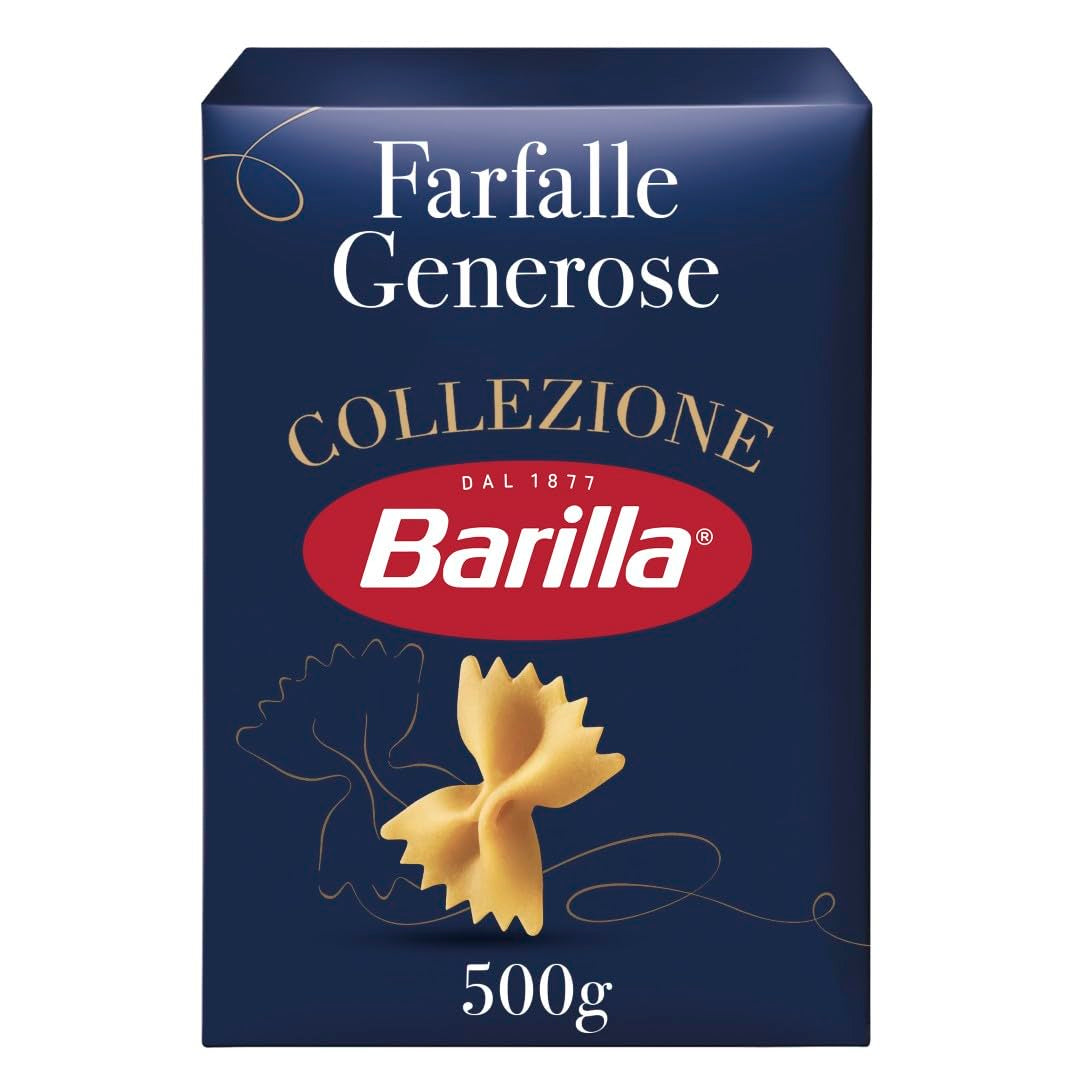 Barilla Collezione Farfalle Pasta di semola di grano duro di alta qualità, sempre al dente, (1 x 500g)