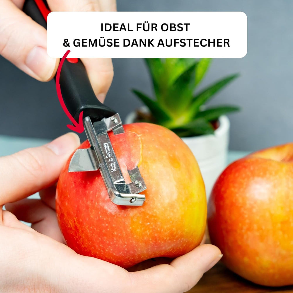 Westmark 29092270 Sparschäler Gallant, Pp/Tpe/Edelstahl, Nero / Rosso, 16,5 X 3,7 X 2 Cm Pelapatate Naty Shop