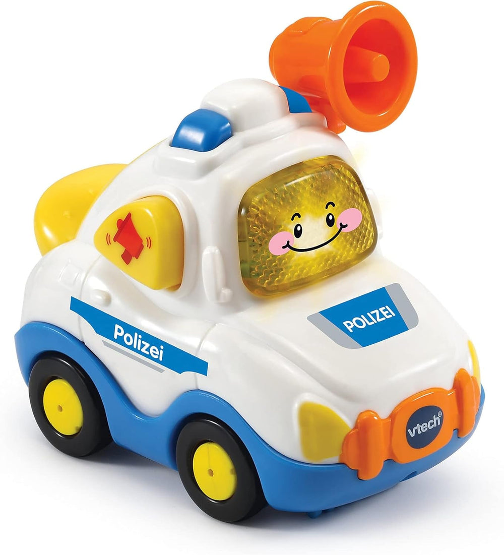 Vtech TUT TUT Baby Flitzer - Poliția - Pentru 1-5 ani & TUT TUT Baby Flitzer - Mașina de pompieri - Mașină de jucărie cu muzică, buton luminos, propoziții și sunete interesante - Pentru 1-5 ani Jucarii Bebe Naty Shop