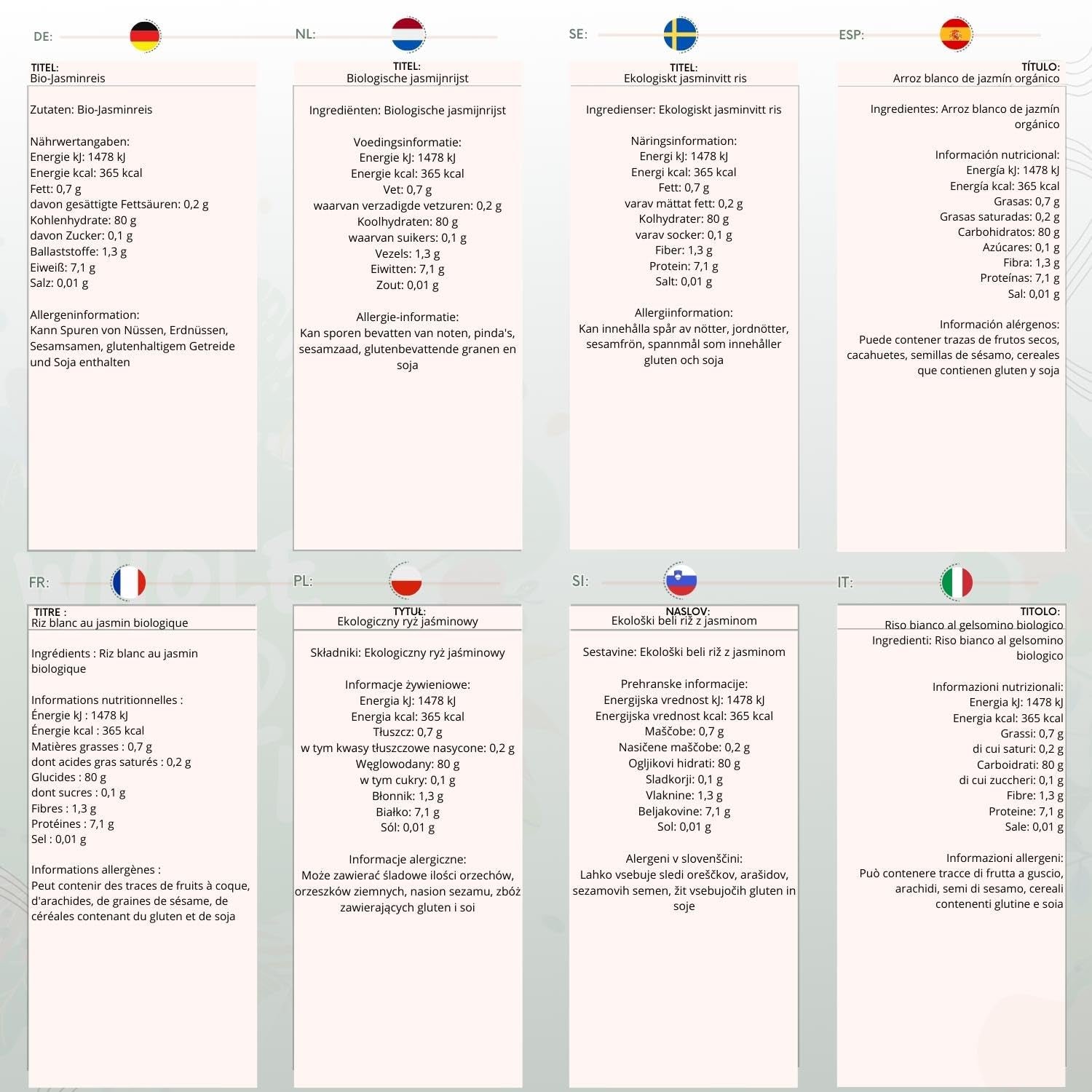 Riso bianco al gelsomino Wholefood Earth Organic 3kg Crudo | Non OGM | Vegano | Fonte di fibra | Certificato biologico