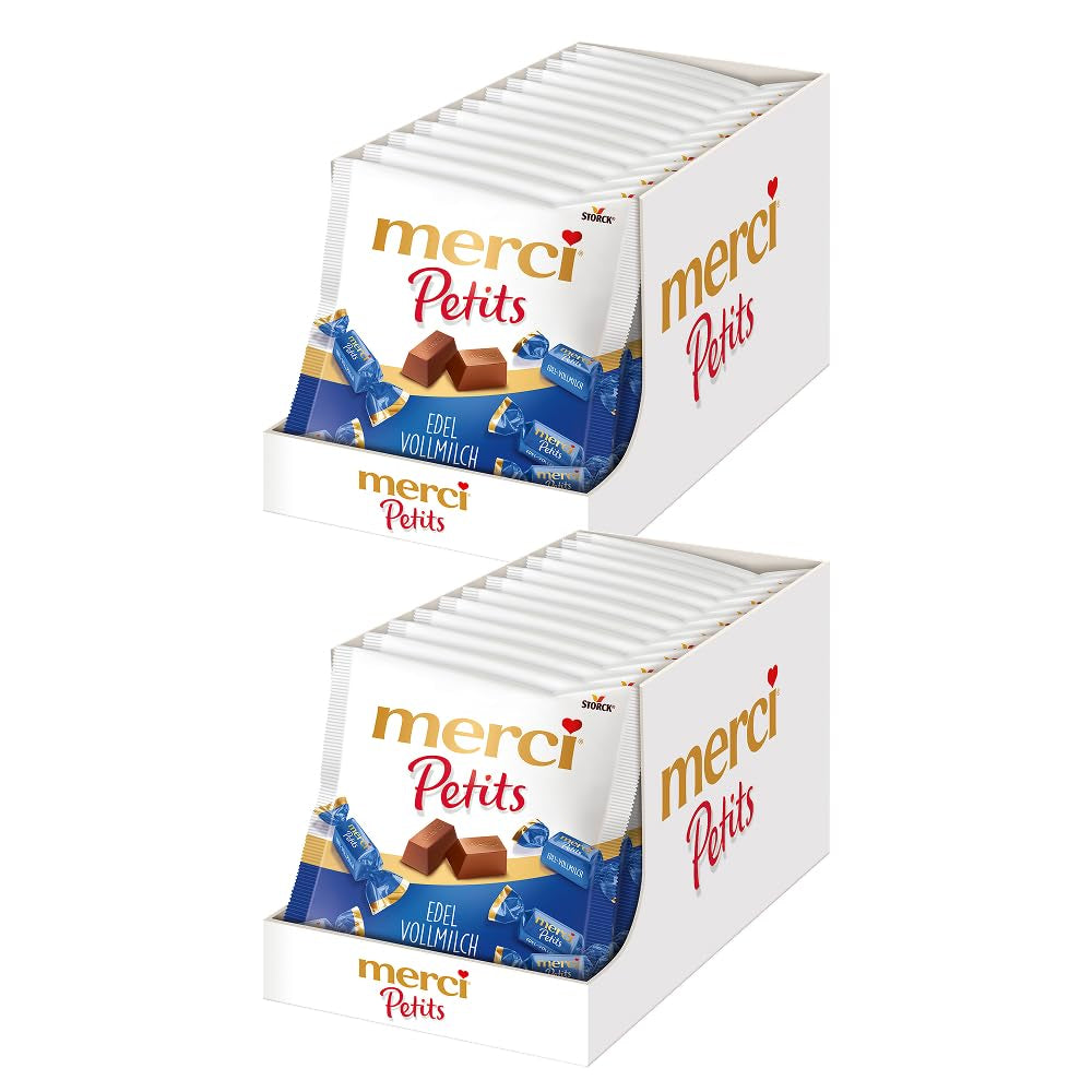 Merci Together - 1 x 175g - Cioccolatini ripieni in cinque varietà con finissimo cioccolato al latte - Praline di cioccolato da condividere e regalare