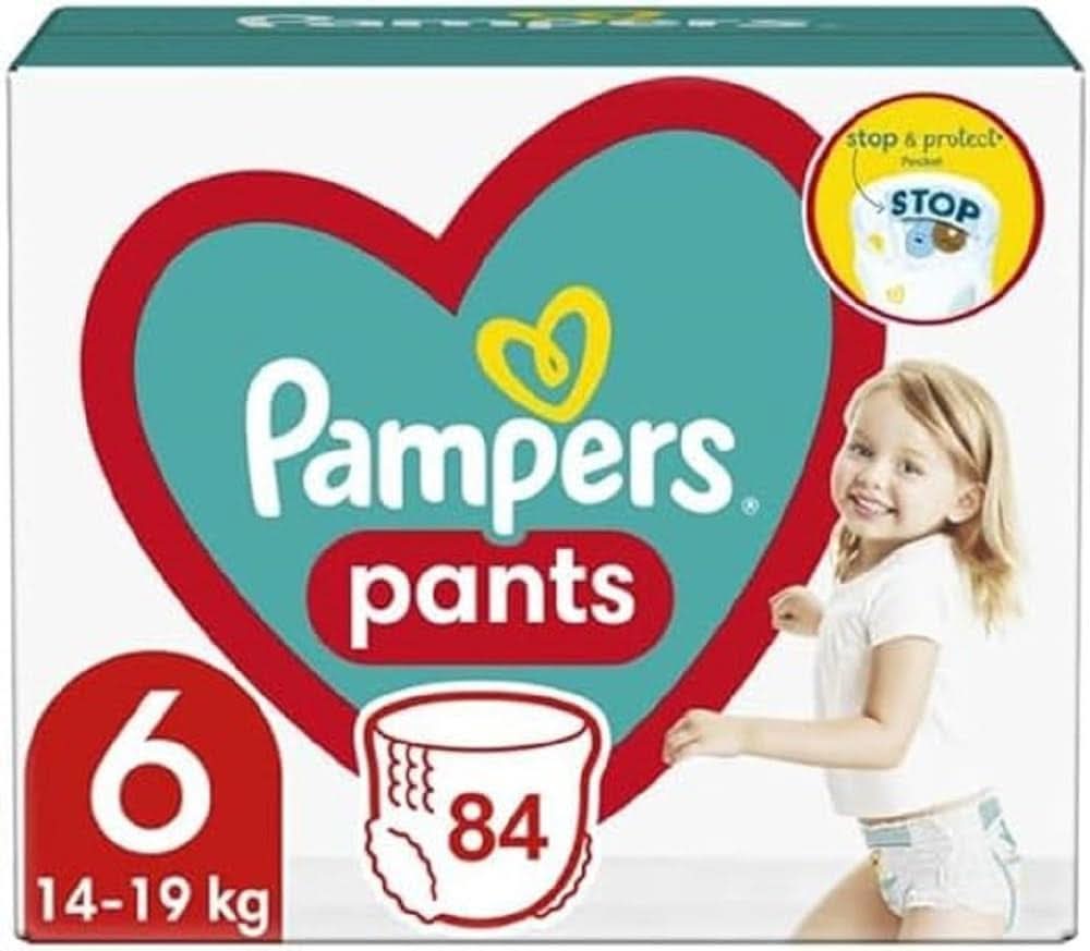 Pampers (versiunea clasică), pantaloni băiat/fată 6, 84 buc Mama si Copilul Naty Shop