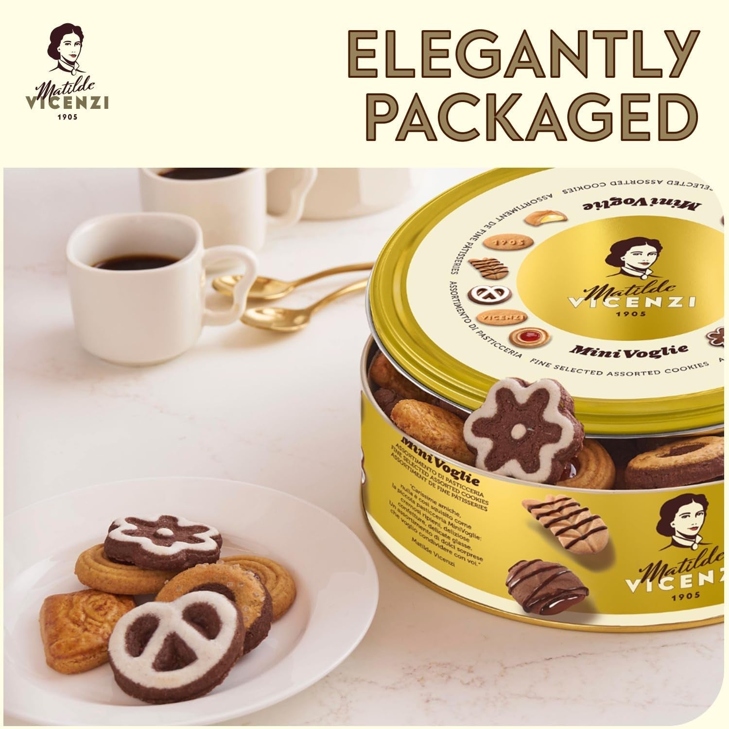 Sambanuts Matilde Vicenzi Minivoglie (tavă metalică rotundă 500G)