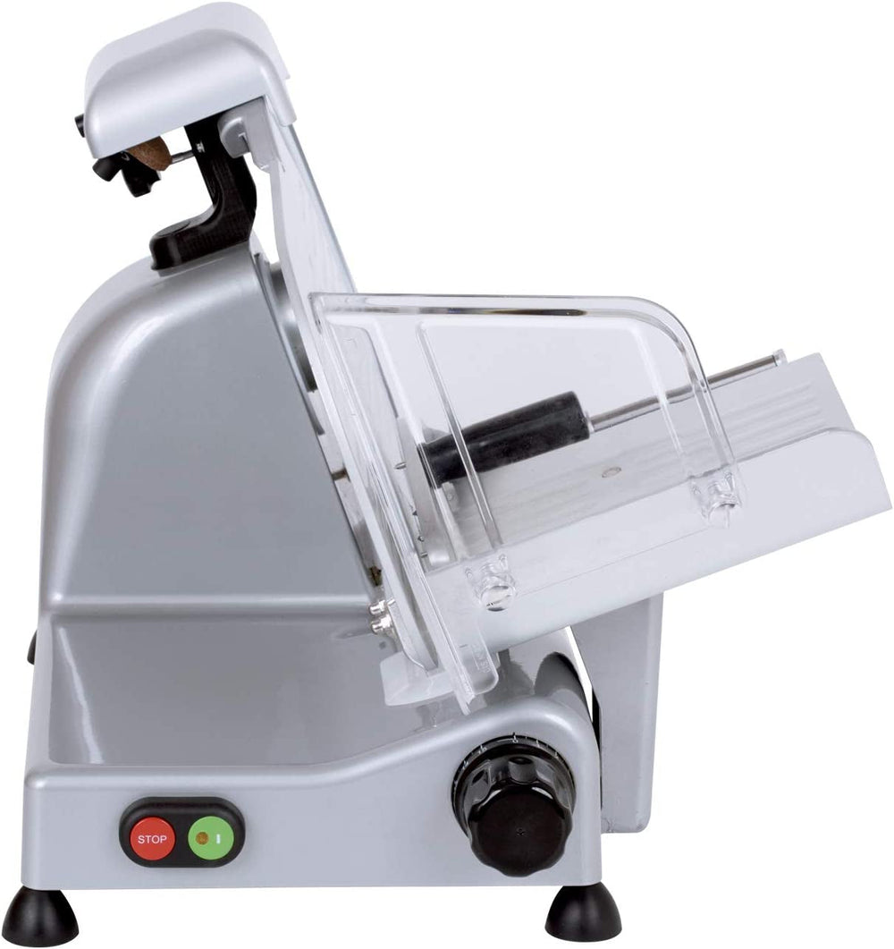 90018 Luxury 22 GS, affettatrice elettrica, alluminio, argento/nero Affettatrici e Affettatrici Naty Shop