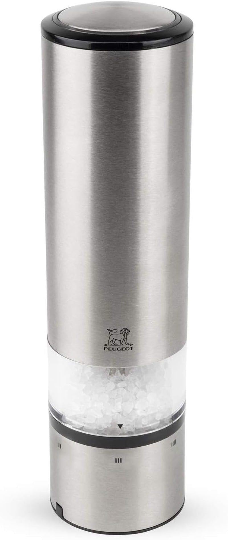 PEUGEOT Elis Sense set macinapepe/sale elettrico, altezza: 20 cm, acciaio inox, argento Macinini e affettatrici Naty Shop Salzmühle