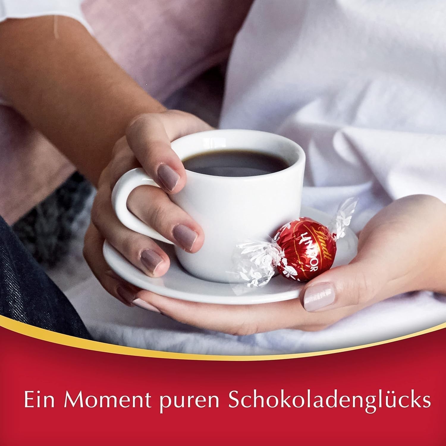 Lindt Lindor heart pack, pachet de 4 (4 X 112 G) Bomboane de Ciocolata Naty Shop