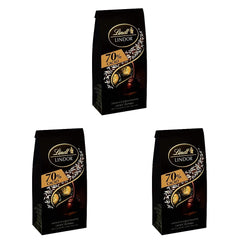 Palline di cioccolato Lindor 70% cacao extra fondente | Busta da 137 g | ca. 10 palline di finissimo cioccolato fondente con ripieno scioglievole in bocca | Regalo di cioccolato | Regalo di cioccolato