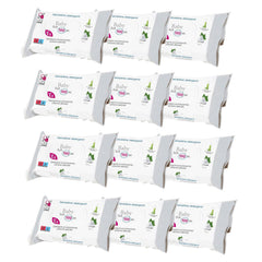 Salviette per neonati con talco per pelli sensibili, senza alcool, delicate sulla pelle, pH 5,5, leggermente profumate, 1200 unità (confezione da 12)