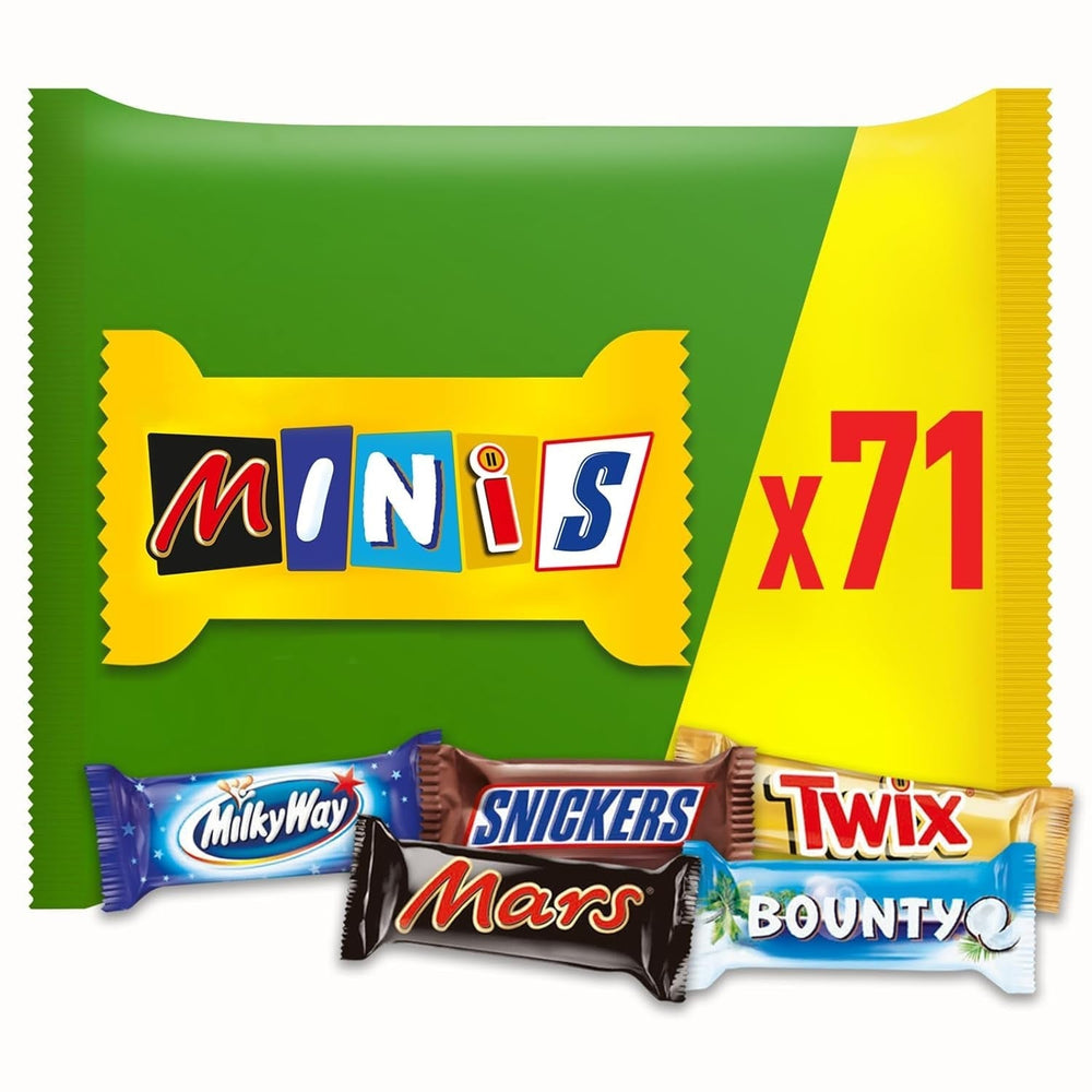 Pacchetto Mix, Mars, Snickers, Bounty, Twix, Milky Way e altri Naty Shop Cioccolatini 1,42 Kg Cioccolato