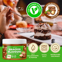 He-Ju Pudră cu aromă de turtă dulce cu alune, 250 grame Arome Naty Shop