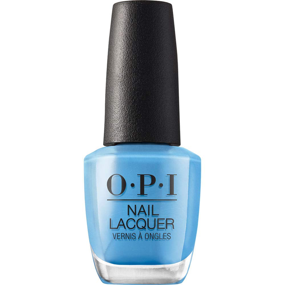 OPI Nail Lacquer nei toni del blu e del verde - Smalto per unghie ad asciugatura rapida, resistente alle scheggiature e a lunga tenuta - dura fino a 7 giorni - con pennello extra largo ProWide