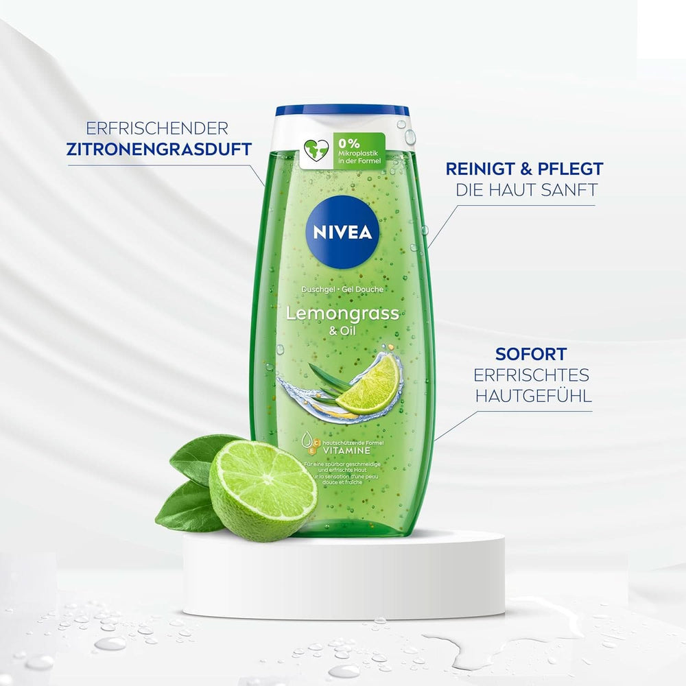 NIVEA Gel doccia Lemon Grass And Oil, 250 ml Doccia e bagno Naty Shop